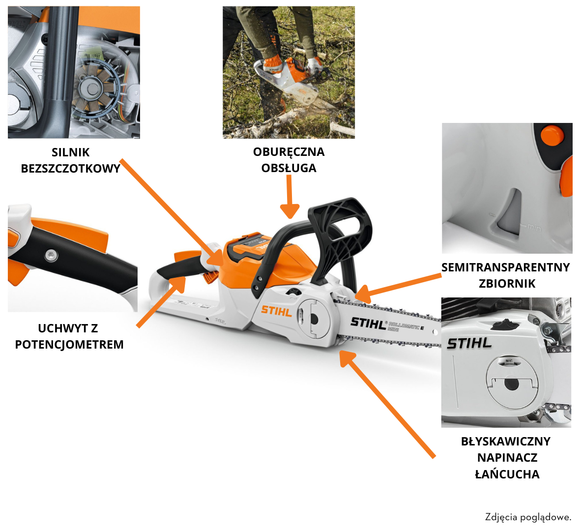 pilarka akumulatorowa lancuchowa stihl msa 70 c-b 14 cala 30 cm pm3 w zestawie z 2x akumulatorami ak 30 i ladowarka al 101systemy